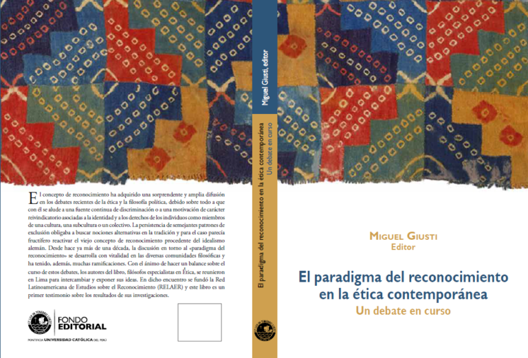 Presentación del libro «El paradigma del reconocimiento en la ética contemporánea. Un debate en curso»